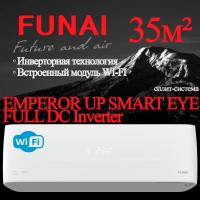 FUNAI Инверторные сплит-системы серии EMPEROR UP SMART EYE FULL DC Inverter RAC-I-EU35HP.D01 с установкой